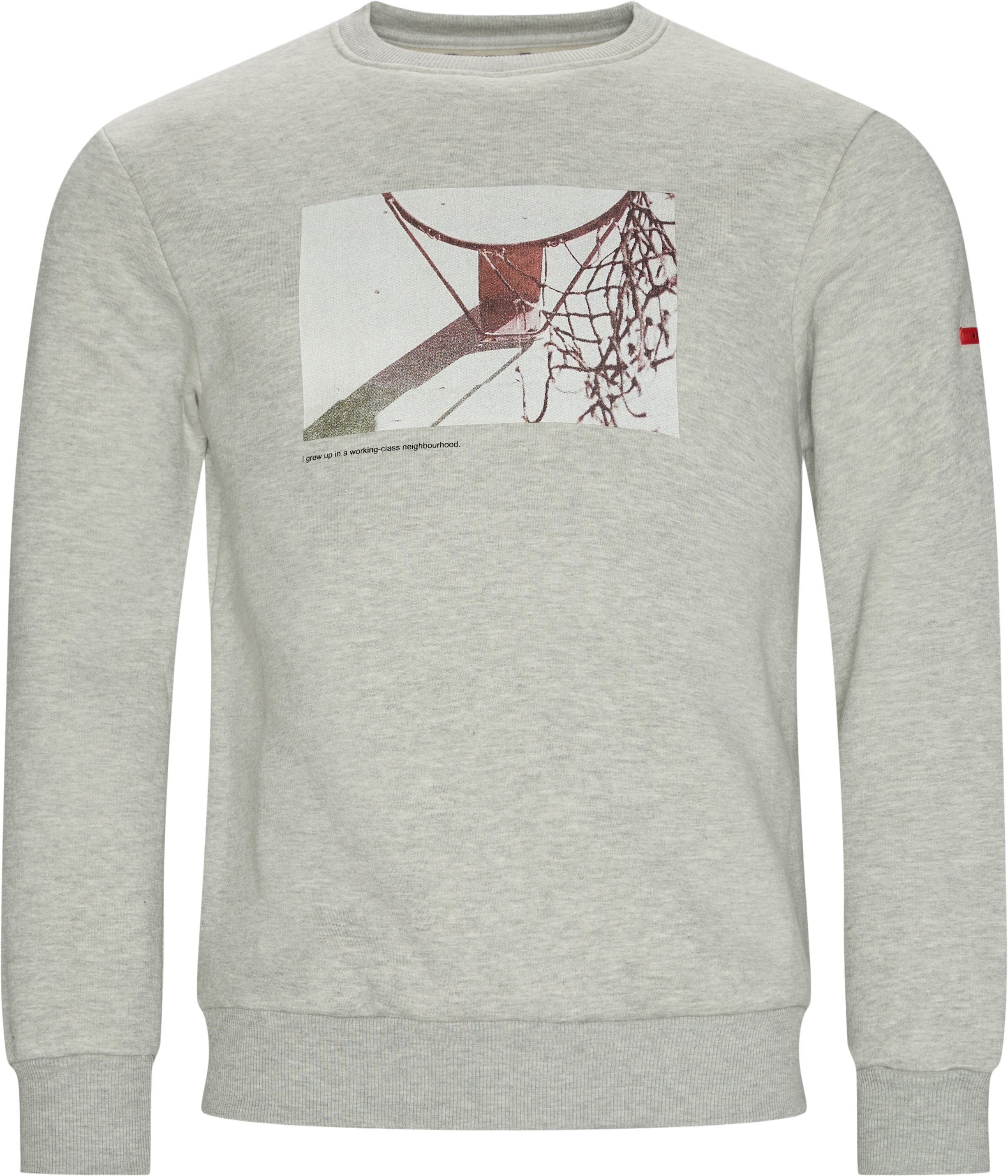 Basket Sweatshirt - Sweatshirts - Regular fit - Grey